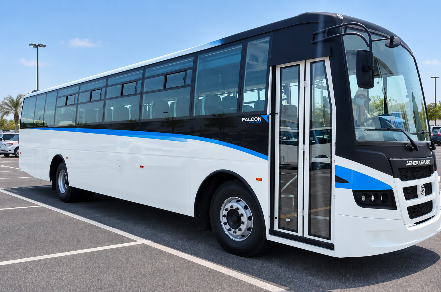 71-Seater Ashok Leyland 2026 Staff Bus Rental